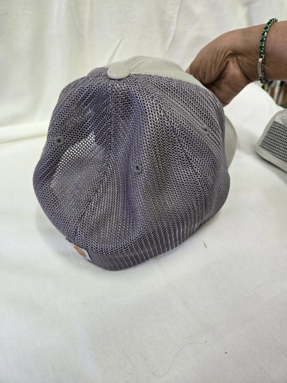 Carhartt Gray Mesh Back Logo Cap